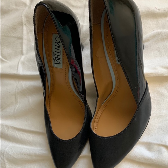 Cynthia Rowley black heels, - Picture 5 of 5